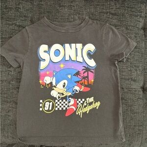*SOLD*  Sonic the Hedgehog Kids Short Sleeve Tee - Gray